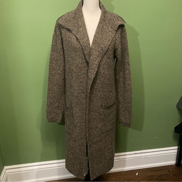 Suzy Shier Sweaters - Suzy Shier Tan Sweater Duster Cardigan